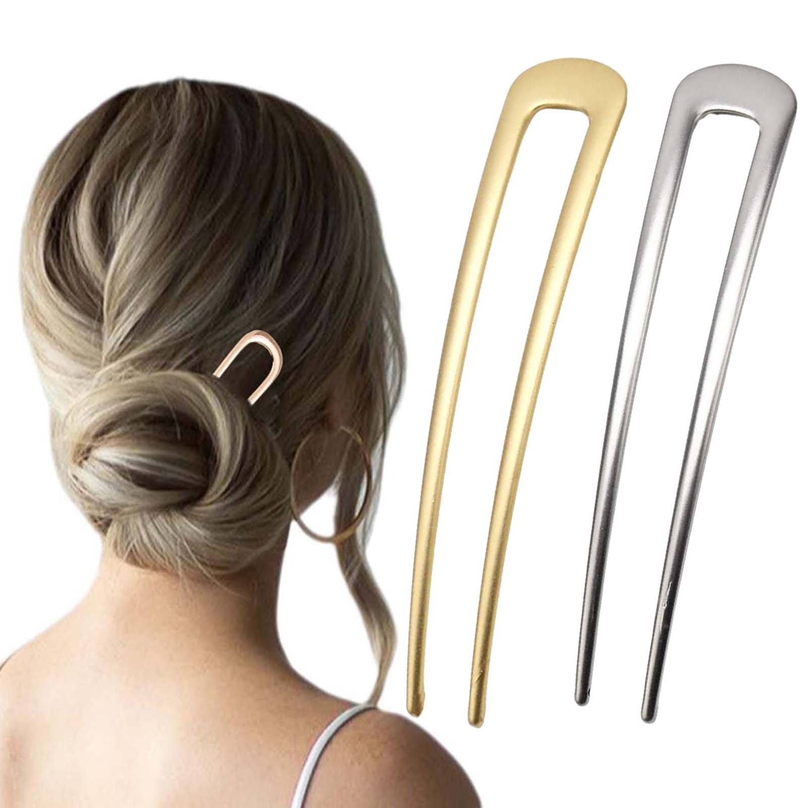 Women Accessories On Sale - 프랑스 U자형 헤어핀 빈티지 메탈 헤어