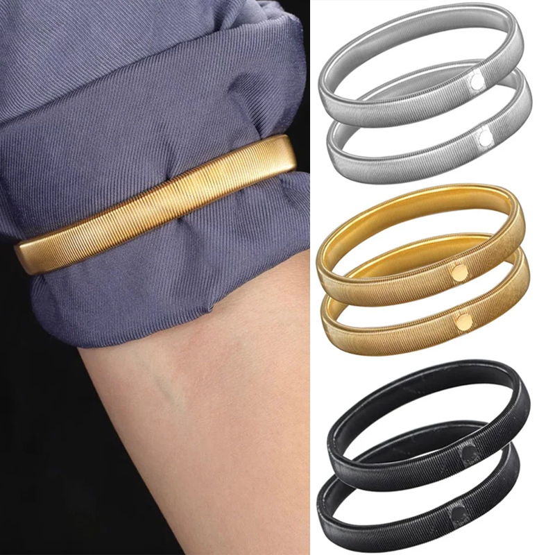 Women Accessories Holder - 2Pcs 탄성 셔츠 슬리브 홀더, 남성