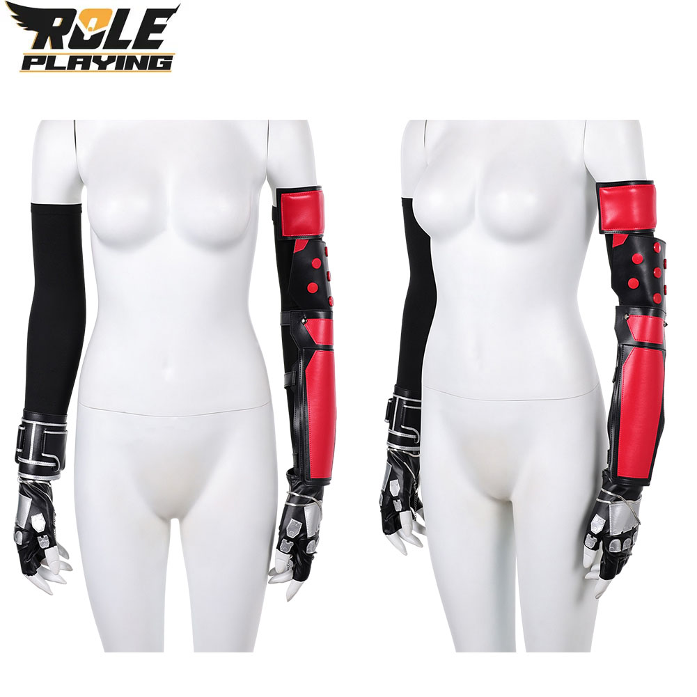 Women Accessories For Hand - 티파 록하트 코스프레 장갑 핸드 가드
