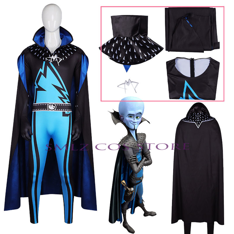 Women'S Accessories For Suit - BZX Cos Megamind 코스프레 점프 슈트와