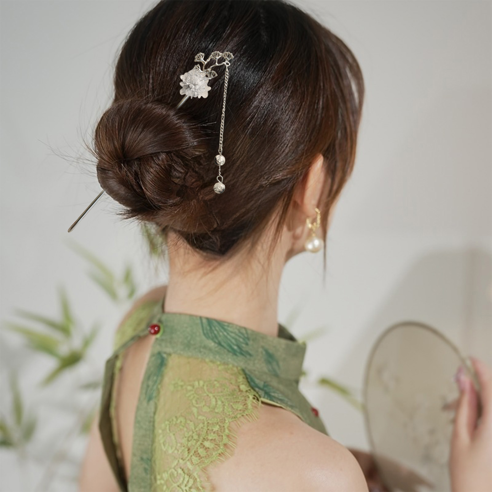 Women Accessories On Sale - 우아한 꽃 모양 헤어 스틱 포크,