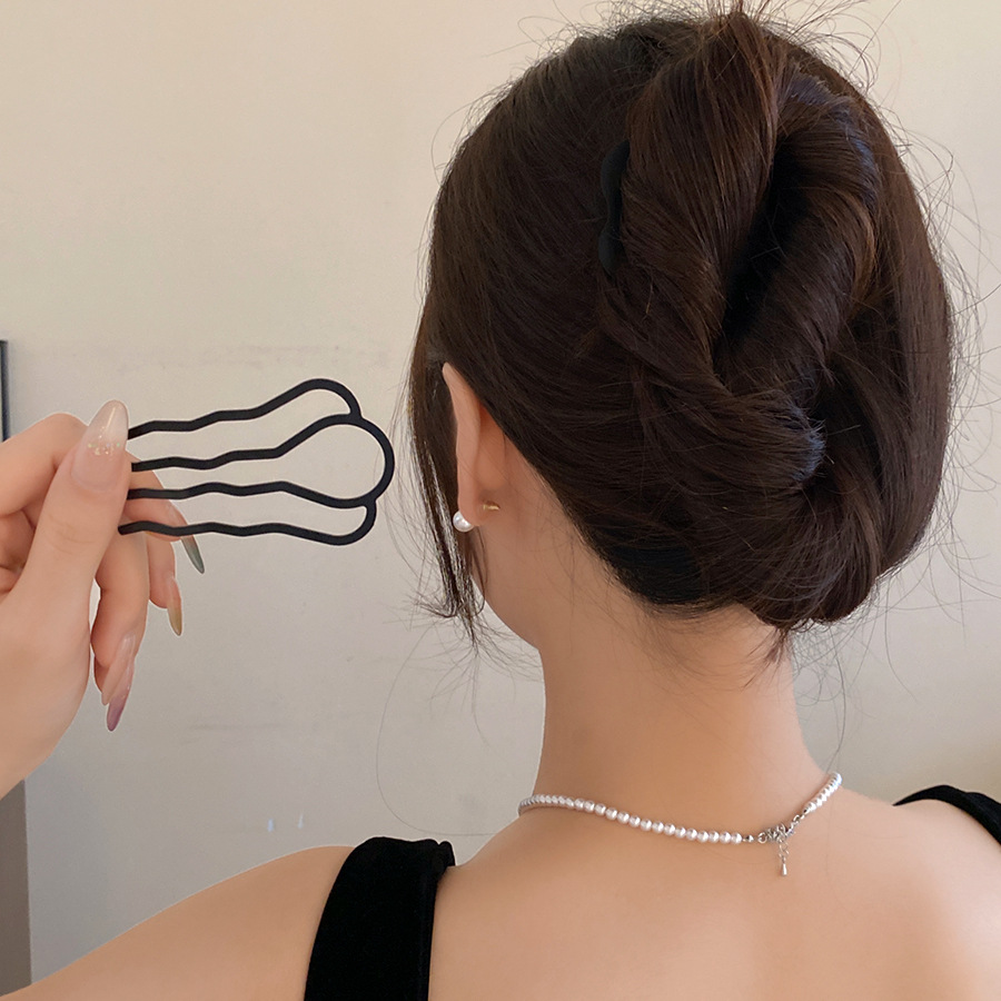 금속 U자형 헤어 포크 빗 심플 뒷머리핀 클립 헤어 사 - Women Accessories On Sale 리뷰 및 가격