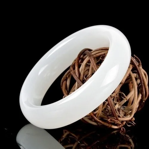 천연 화이트 옥 팔찌, 매력적인 주얼리 패션 액세서리, - Women Accessories For Hand 리뷰 및 가격
