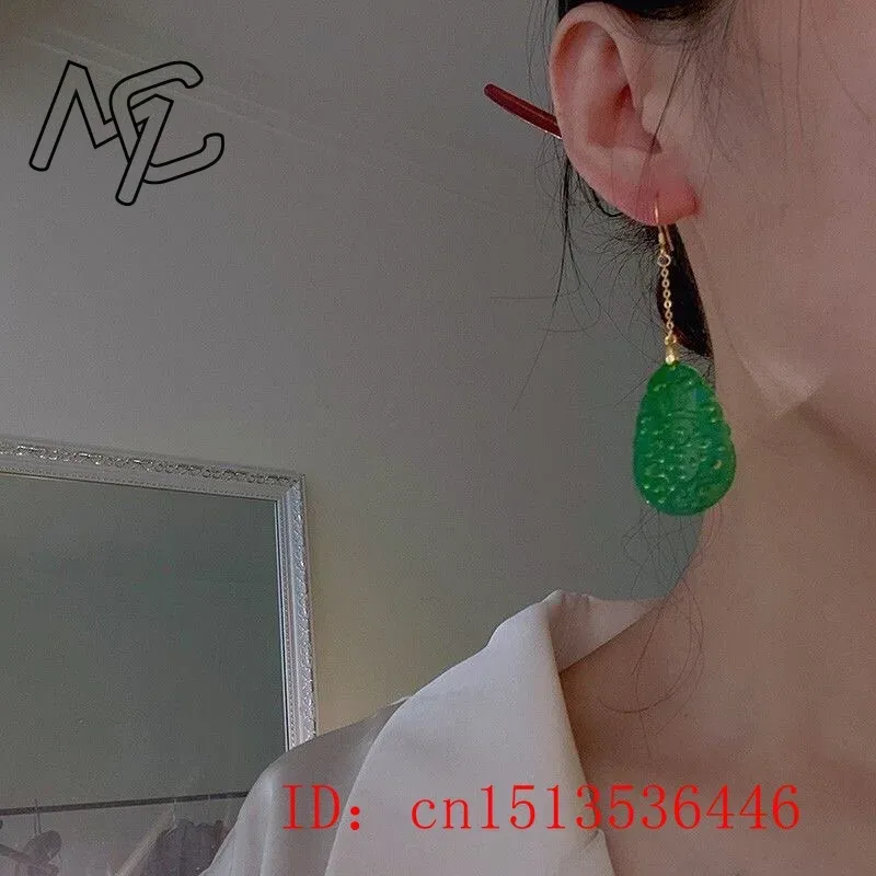 925 실버 천연 녹색 옥 할로우 아웃 DIY 귀걸이, - Women Accessories For Hand 리뷰 및 가격