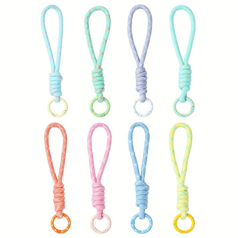 2~5pcs 다채로운 땋은 키체인 휴대폰 끈 분실 방지 - Women Accessories Holder 리뷰 및 가격