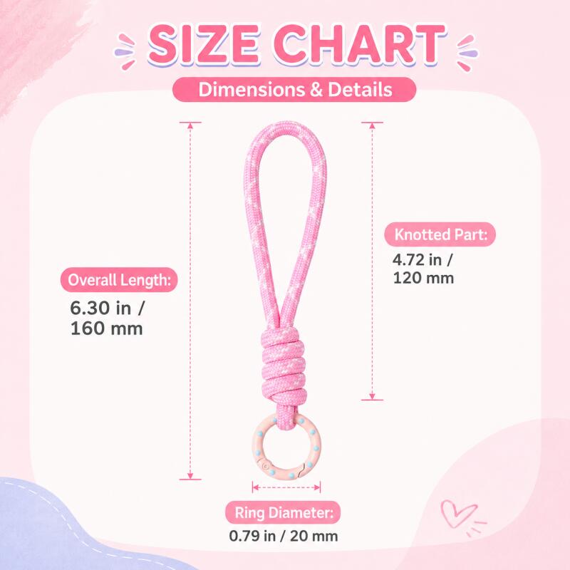 2~5pcs 다채로운 땋은 키체인 휴대폰 끈 분실 방지 - Women Accessories Holder 리뷰 및 가격