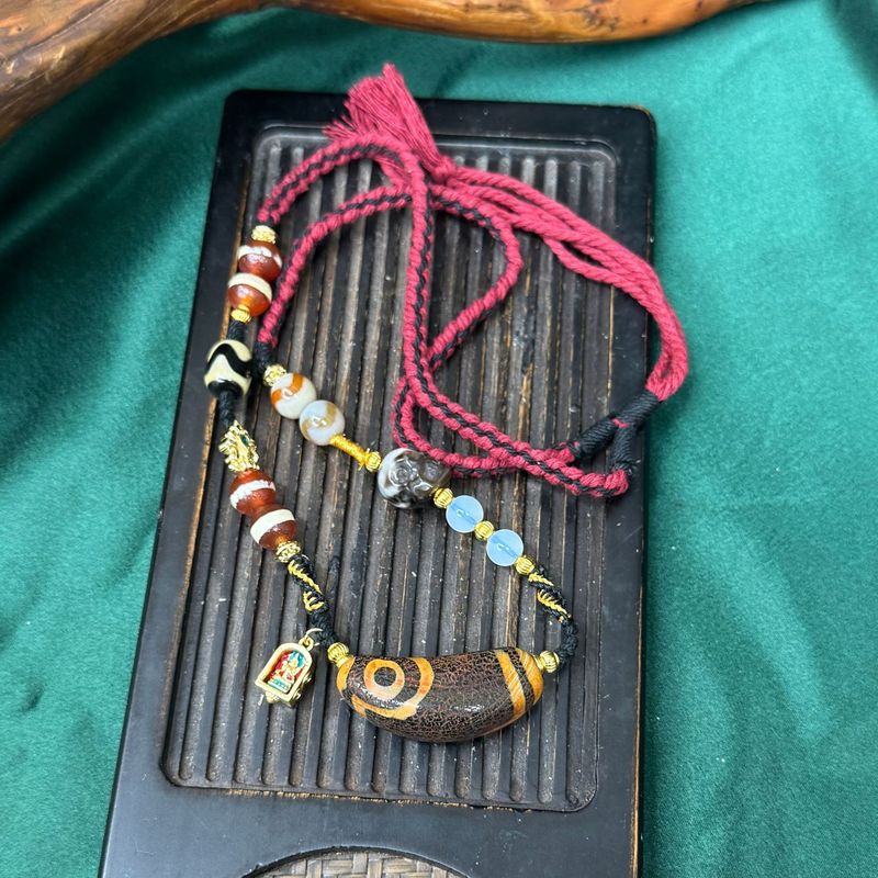 티베트 스타일 소뼈 목걸이, 문화적 장식품, 손으로 짠 - Women Accessories For Hand 리뷰 및 가격