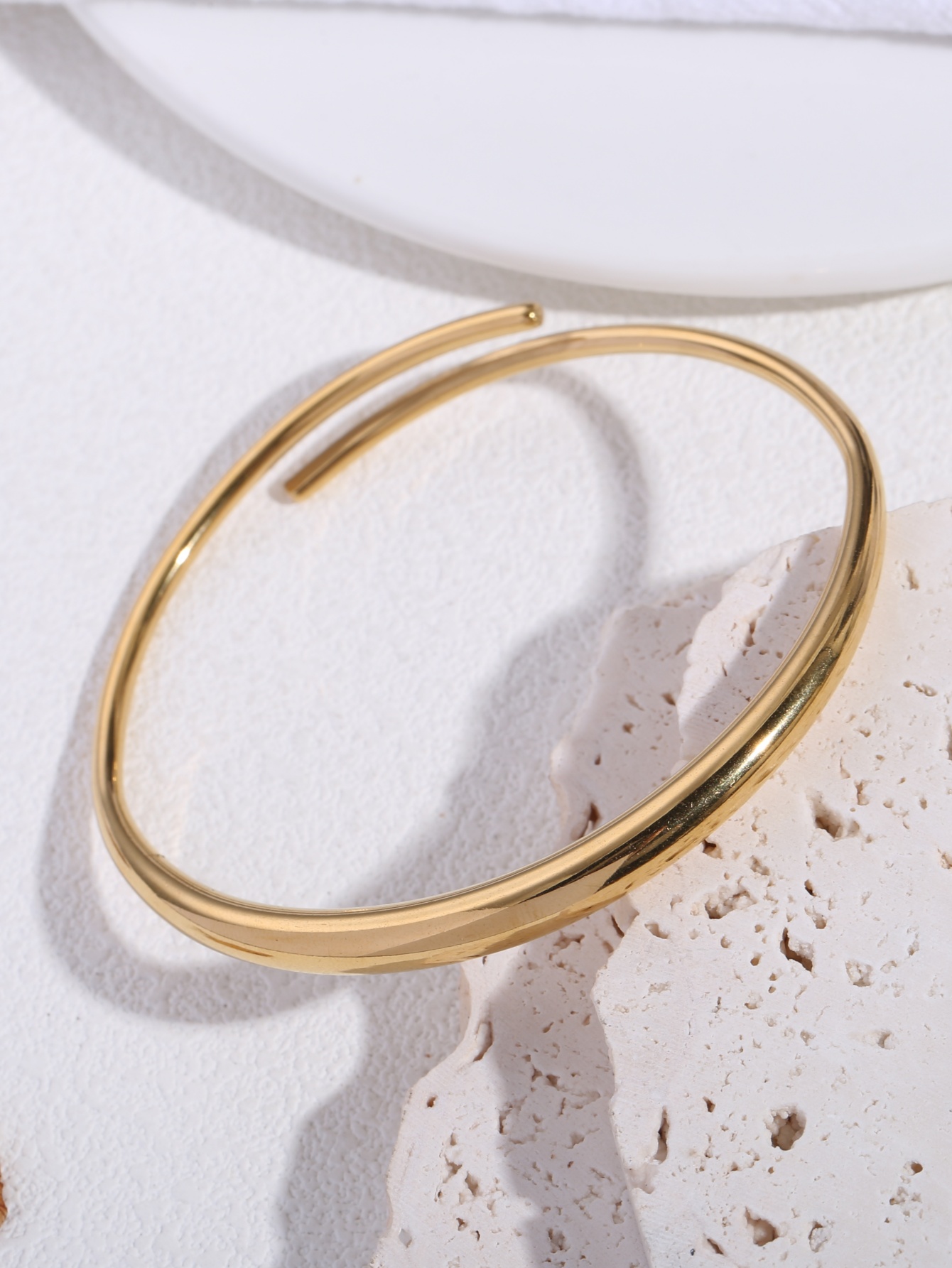 18K 금으로 도금된 스테인리스 스틸 1개, 심플하고  - Women'S Affordable Accessories 리뷰 및 가격
