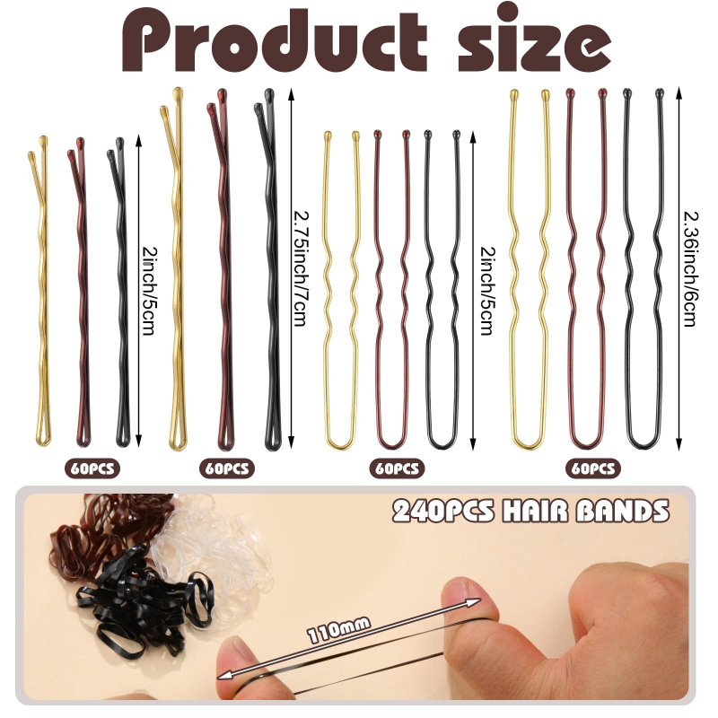 480개입 헤어 스타일링 액세서리 키트 U자형 헤어 포 - Women Accessories On Sale 리뷰 및 가격