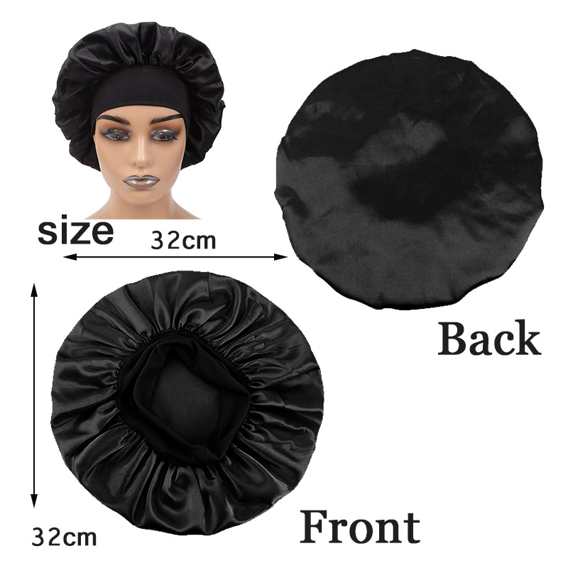 편안한 새틴 헤어 보닛 3개 세트, 수면용 헤어캡, 여 - Women Accessories Logo 리뷰 및 가격