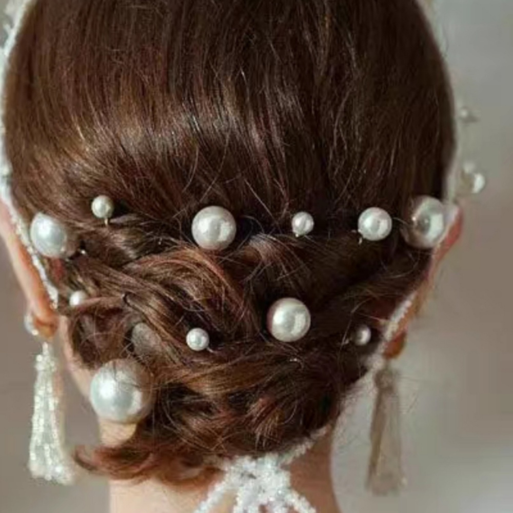 진주 크리스탈 헤어핀 빗 세트 신부 웨딩 헤어 액세서리 - Women Accessories For Hand 리뷰 및 가격