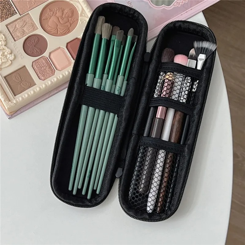 1pc 블랙 화장품 가방 방수 더블 지퍼 메이크업 브러 - Women Accessories Holder 리뷰 및 가격