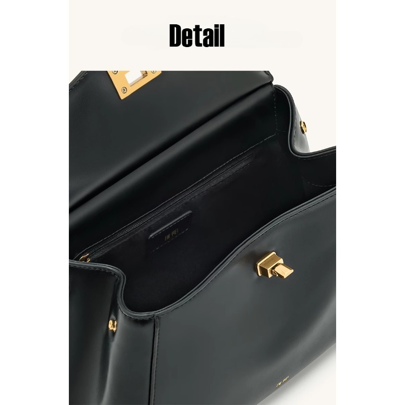 JW PEI 패션 프리미엄 가죽 핸드백, 잠금 걸쇠 및 - Women'S Accessories Handbags 리뷰 및 가격