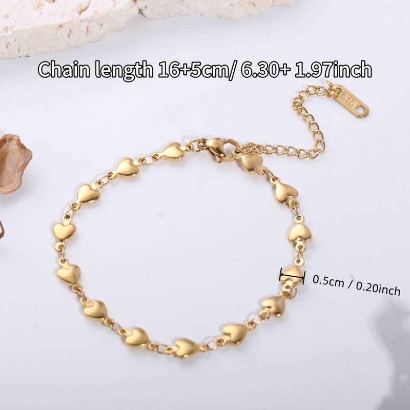 18K 금도금과 풀 하트 디자인의 1피스 스테인리스 스 - Women'S Affordable Accessories 리뷰 및 가격