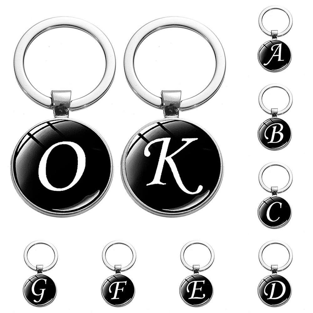 A-Z 여성을위한 초기 이름 키 체인 남자 26 영어  - Women Accessories Name In English 리뷰 및 가격