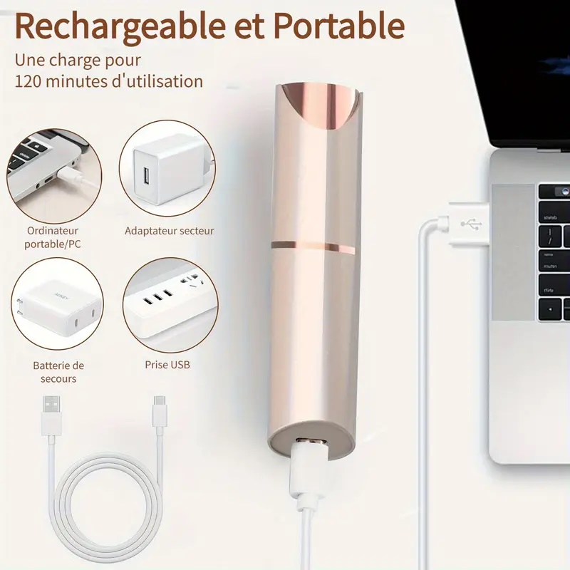 2-in-1 얼굴 및 눈썹 트리머, USB 충전 제모기 - Women Accessories Clearance 리뷰 및 가격