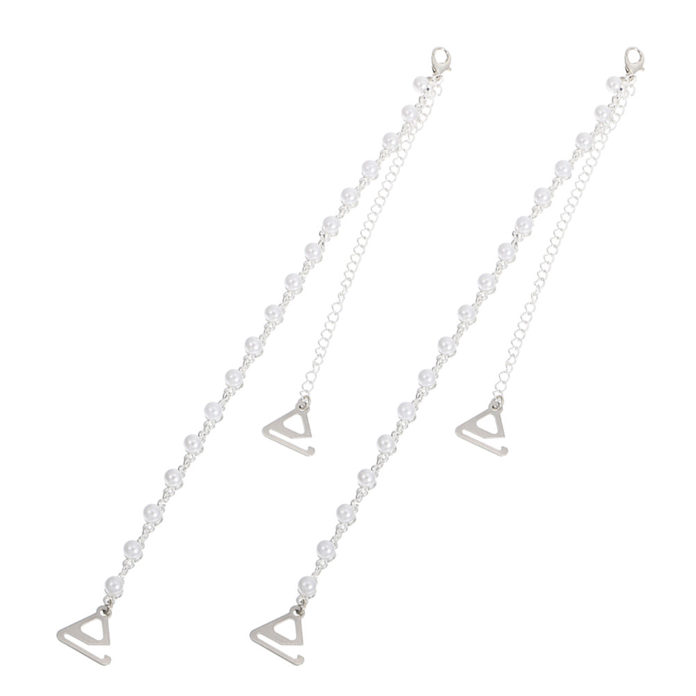 진주 브라 스트랩 홀더 1쌍, 장미꽃 모양 합금 소재, - Women Accessories Holder 리뷰 및 가격