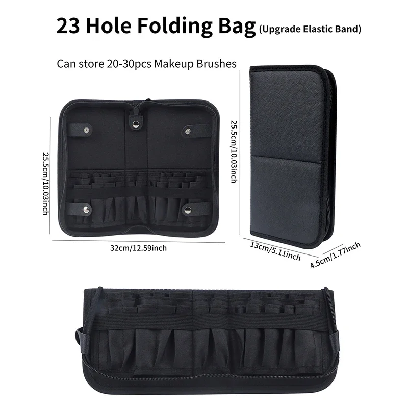 29/23 구멍 접이식 메이크업 브러쉬 가방 여성 메이 - Women Accessories Holder 리뷰 및 가격